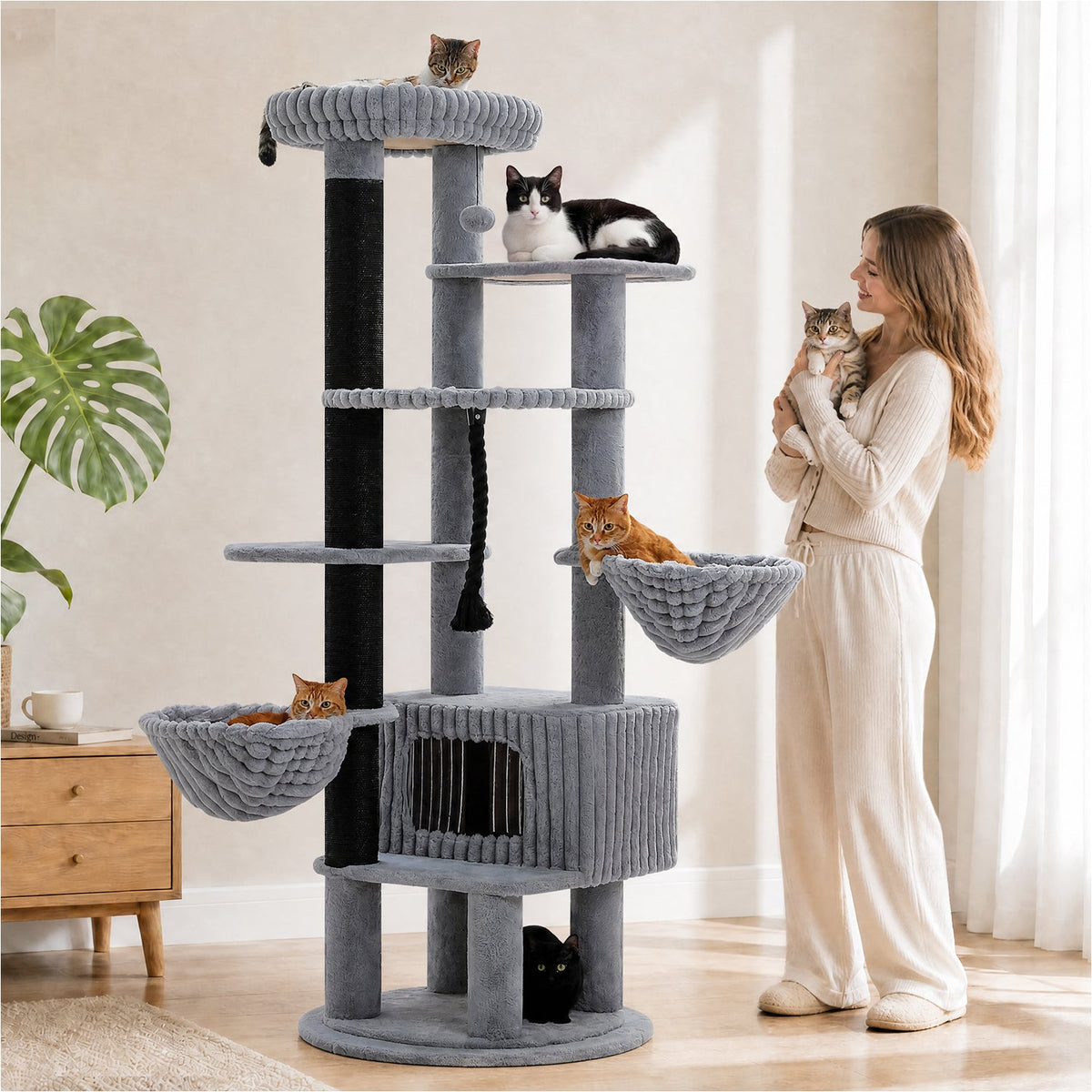 Für große Katzen und Mehrkatzenhaushalte