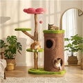 Kratzbaum 136 cm mit Blumenliege, Pink